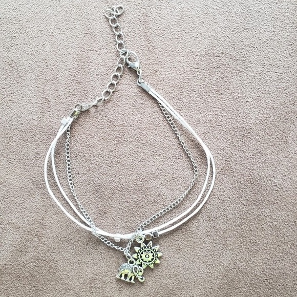 Elephant & Sun Anklet - Picture 3 of 3